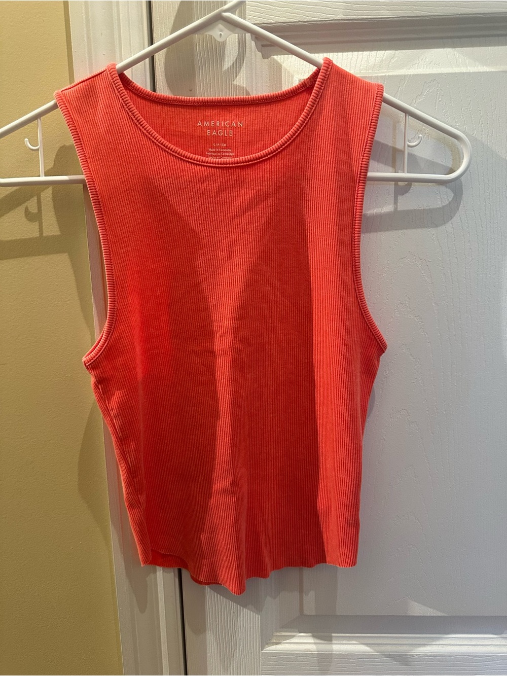 Ribbed Cropped Tanktop